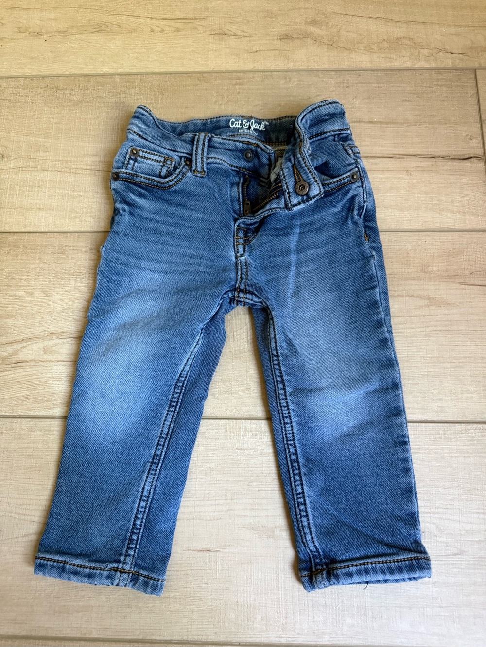 Cat & Jack Classic Blue Stretch Denim Jeans for Kids